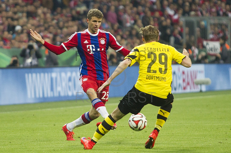 GER, DFB Pokal Halbfinale,  FC Bayern Muenchen vs. Borussia Dortmund