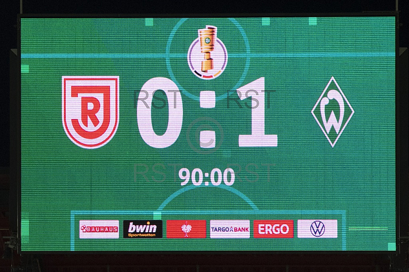 GER, DFB Pokal Viertelfinale, SSV Jahn Regensburg vs. SV Werder Bremen