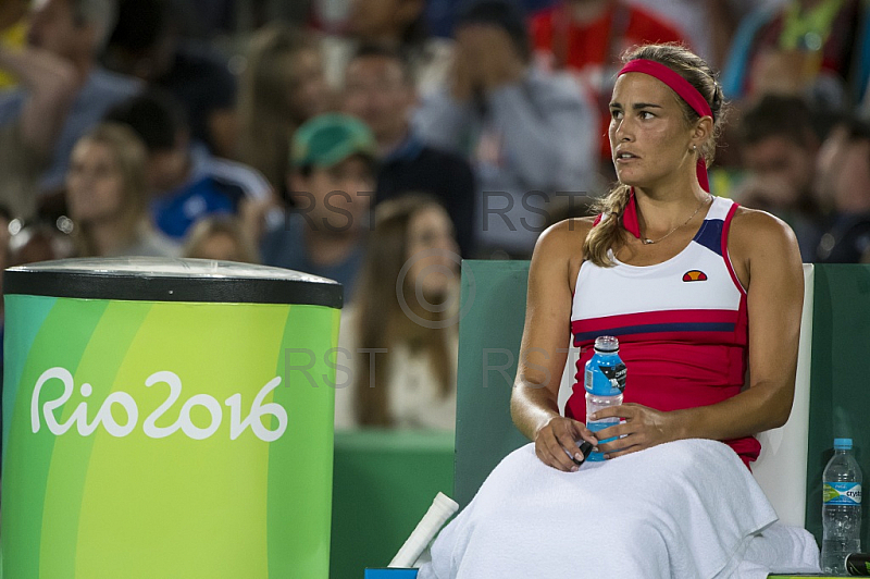 BRA, Olympia 2016 Rio, Tennis, Finale Monica Puig (PUR) vs. Angelique Kerber (GER) 