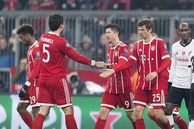 GER, UEFA CL, FC Bayern Muenchen (GER) vs Besiktas Istanbul (TUR)