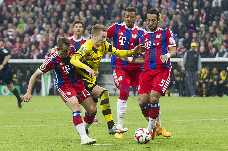 GER, DFB Pokal Halbfinale,  FC Bayern Muenchen vs. Borussia Dortmund