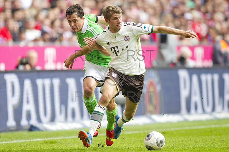 GER, 1.FBL,  FC Bayern Muenchen vs . VfL Wolfsburg