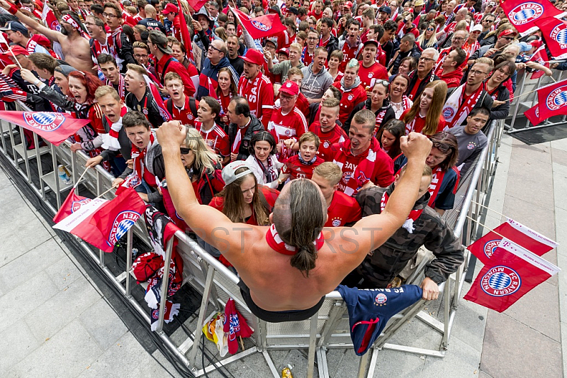 GER, FC Bayern Muenchen Meisterfeier auf dem Marienplatz