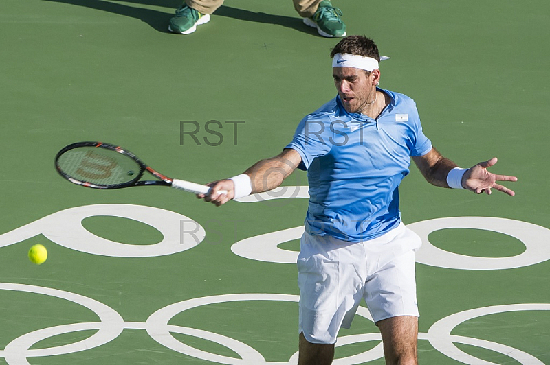 BRA, Olympia 2016 Rio, Tennis, Halbfinale Juan Martin Del Potro (ARG) vs. Rafael Nadal (ESP)