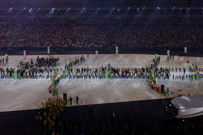 BRA, Eroeffnungsfeier Olympia 2016 - Rio