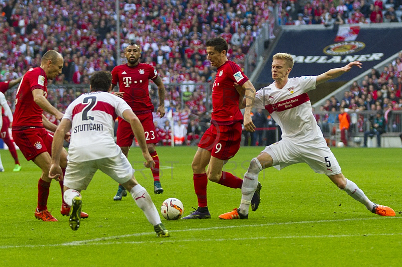 GER, 1.FBL,  FC Bayern Muenchen vs. VfB Stuttgart