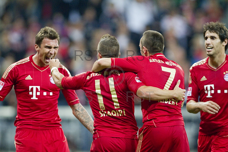 GER, 1.FBL,  FC Bayern Muenchen vs. VFL Wolfsburg