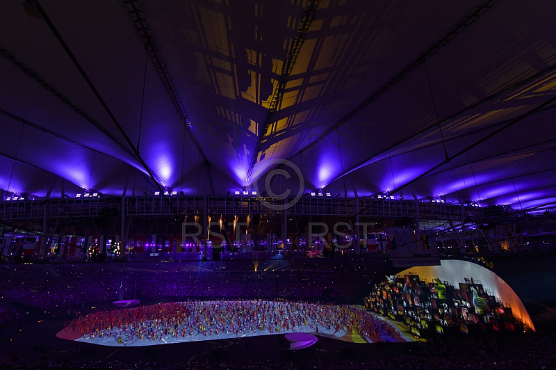 BRA, Eroeffnungsfeier Olympia 2016 - Rio