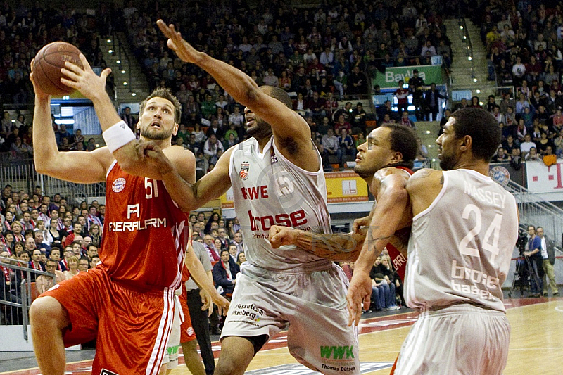 GER, BBL, FC Bayern Muenchen vs. Brose Baskets Bamberg