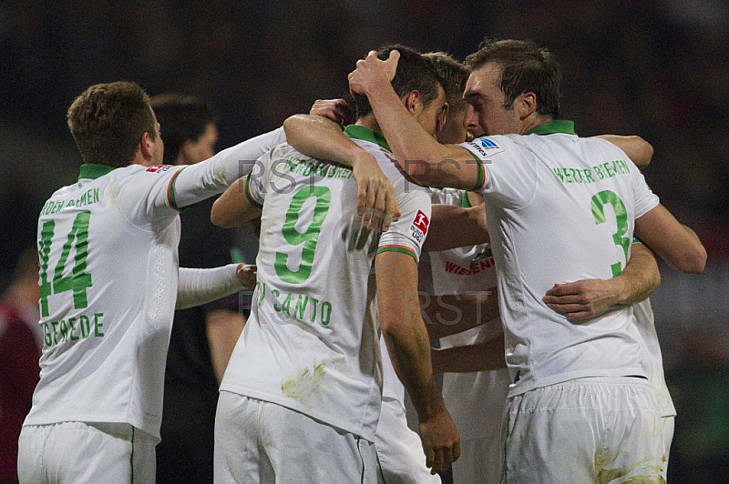 GER, 1.FBL, 1. FC Nuernberg vs SV Werder Bremen