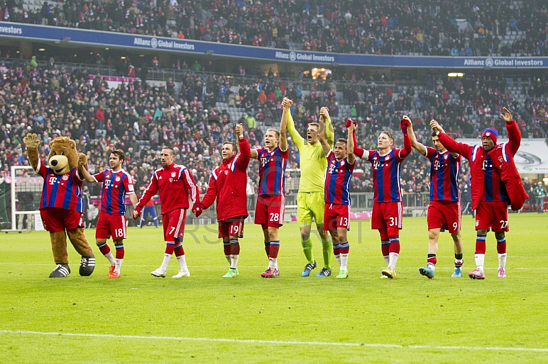 GER, 1.FBL,  FC Bayern Muenchen vs. Hamburger SV