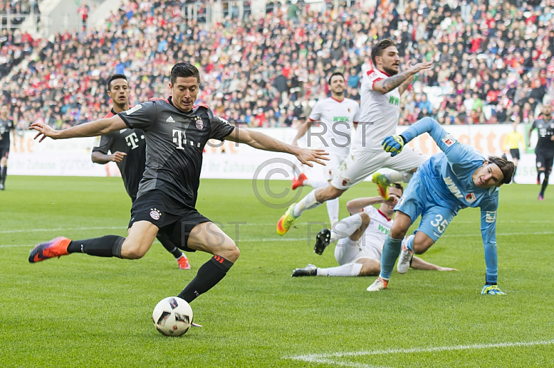 GER, 1.FBL,  FC Augsburg vs FC Bayern Muenchen