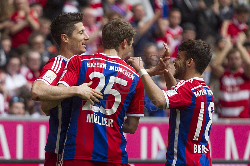 GER, 1.FBL,  FC Bayern Muenchen vs. Eintracht Frankfurt