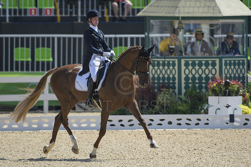 BRA, Olympia 2016 Rio, Pferdesport Dressur - Vielseitigkeitsreiten Tag 1 