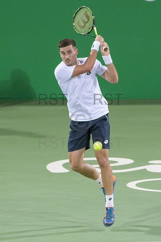 BRA, Olympia 2016 Rio, Tennis, Philipp Kohlschreiber (GER)  vs Guido Pella (ARG)