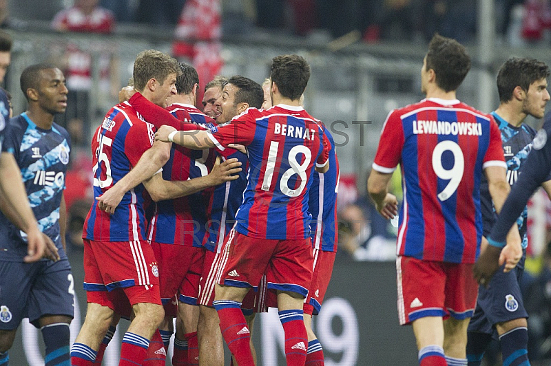 GER, UEFA CL Viertelfinale, FC Bayern Muenchen vs. FC Porto