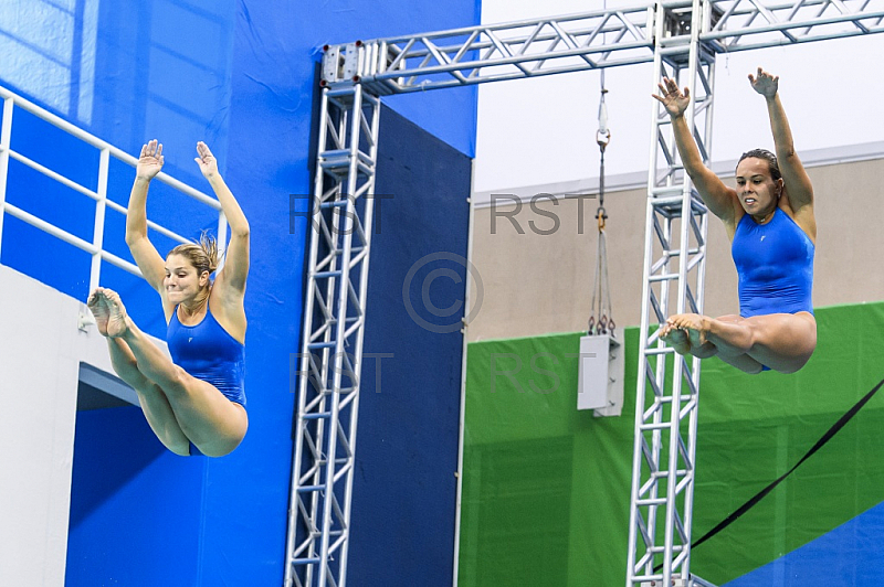 BRA, Olympia 2016 Rio, Finale Synchronspringen 3 meter Brett der Frauen 