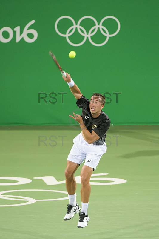 BRA, Olympia 2016 Rio, Tennis, Philipp Kohlschreiber (GER)  vs Guido Pella (ARG)