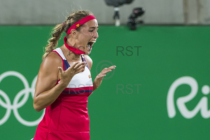 BRA, Olympia 2016 Rio, Tennis, Finale Monica Puig (PUR) vs. Angelique Kerber (GER) 