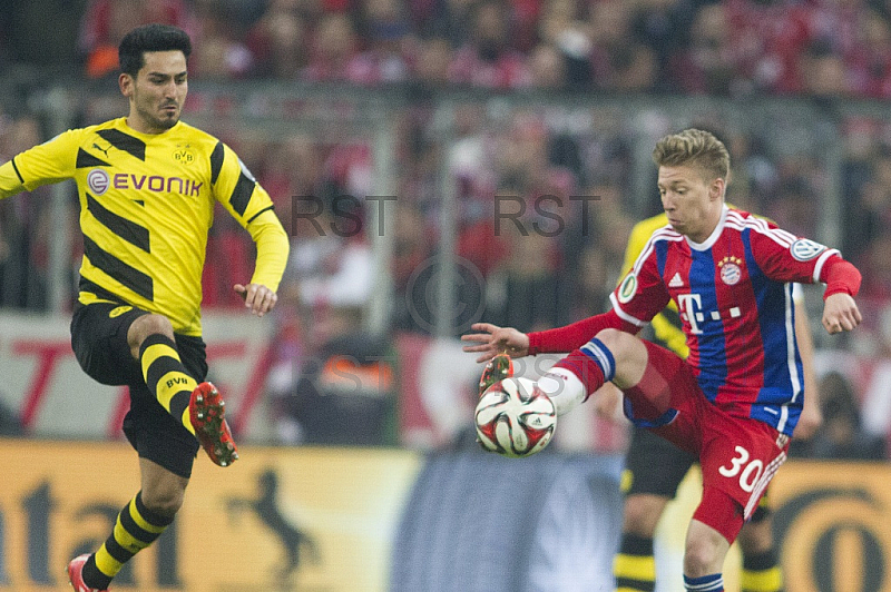 GER, DFB Pokal Halbfinale,  FC Bayern Muenchen vs. Borussia Dortmund