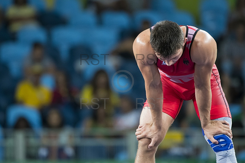 BRA, Olympia 2016 Rio, Kampfsport, Ringen 85kg , Bronze Medallien Kampf zwischen KUDLA Denis Maksymilian (GER)  vs. LORINCZ Viktor (HUN)