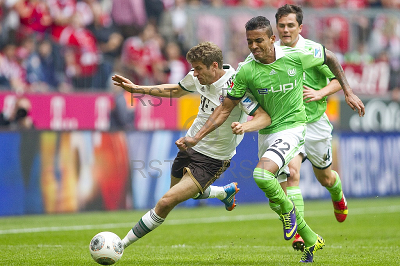 GER, 1.FBL,  FC Bayern Muenchen vs . VfL Wolfsburg