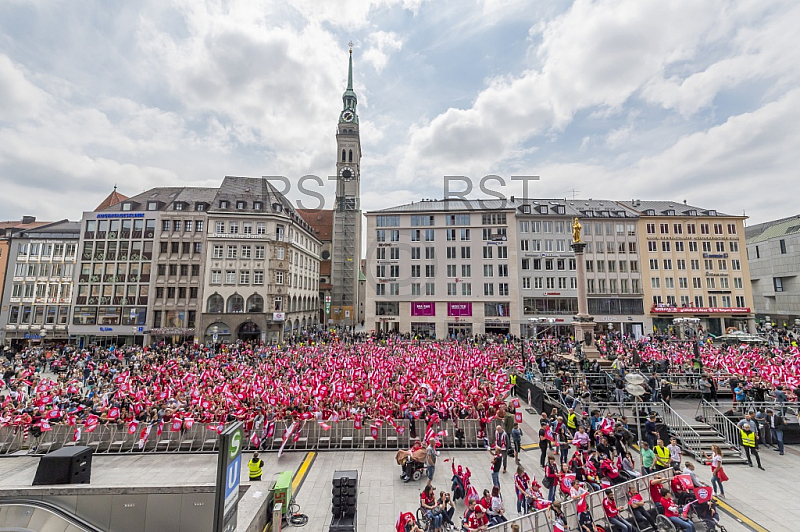 GER, FC Bayern Muenchen Meisterfeier auf dem Marienplatz