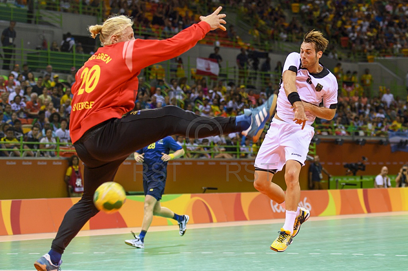 BRA, Olympia 2016 Rio, Handball Schweden vs Deutschland