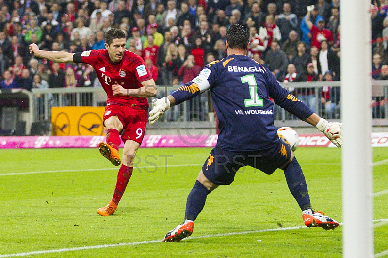 GER, 1.FBL,  FC Bayern Muenchen vs. VFL Wolfsburg