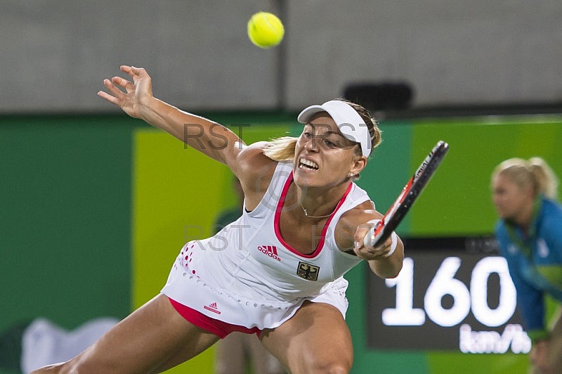 BRA, Olympia 2016 Rio, Tennis, Finale Monica Puig (PUR) vs. Angelique Kerber (GER) 