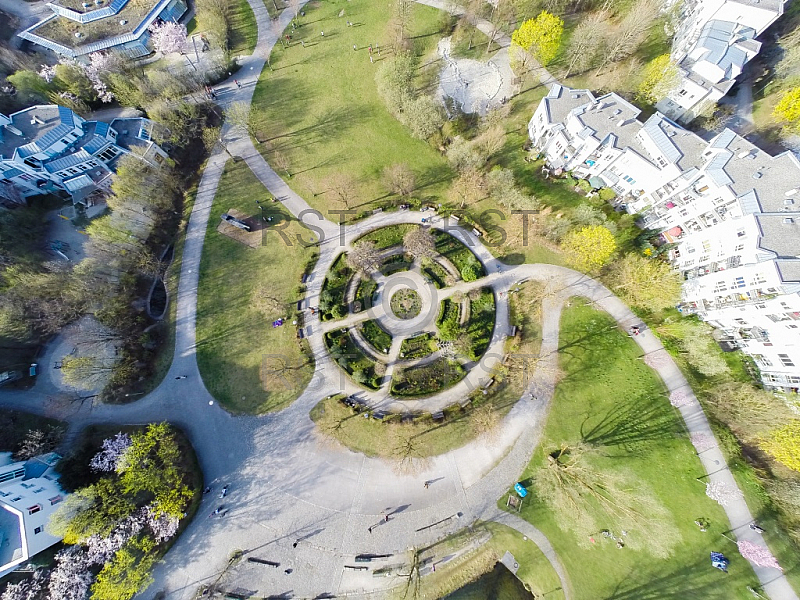 GER, Feature Luftbilder des Muenchner Westparks 