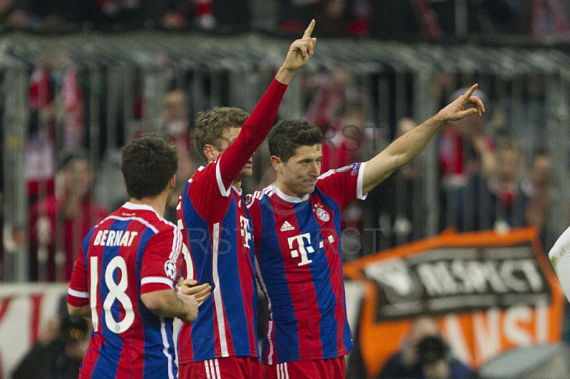 GER, UEFA CL Achtelfinale, FC Bayern Muenchen vs.  Shakhtar Donetsk