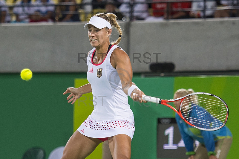 BRA, Olympia 2016 Rio, Tennis, Finale Monica Puig (PUR) vs. Angelique Kerber (GER) 