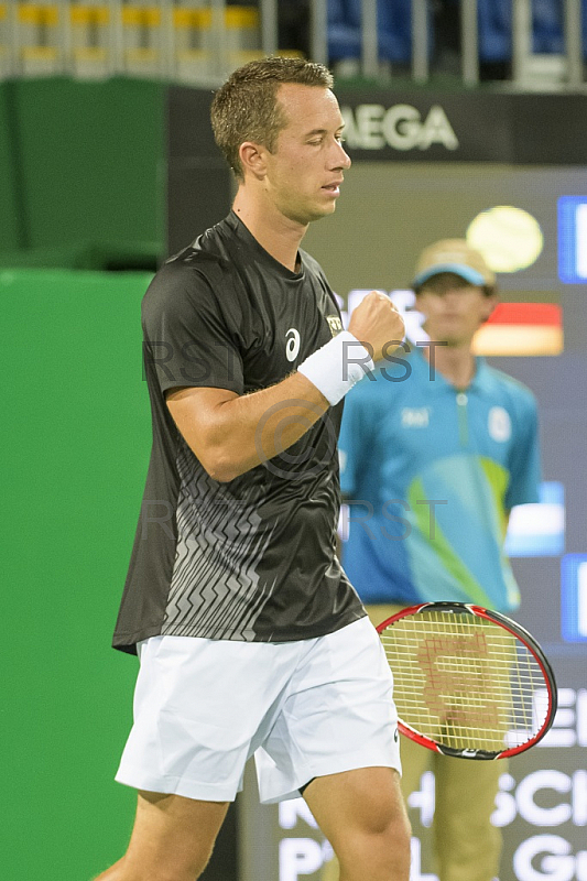 BRA, Olympia 2016 Rio, Tennis, Philipp Kohlschreiber (GER)  vs Guido Pella (ARG)