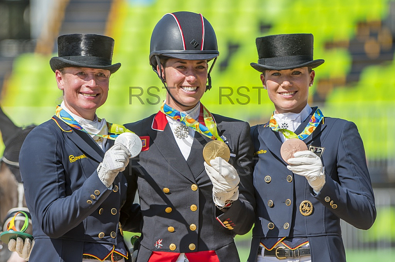 BRA, Olympia 2016 Rio, Reitsport , Dressur EInzel Grand Prix Kuer