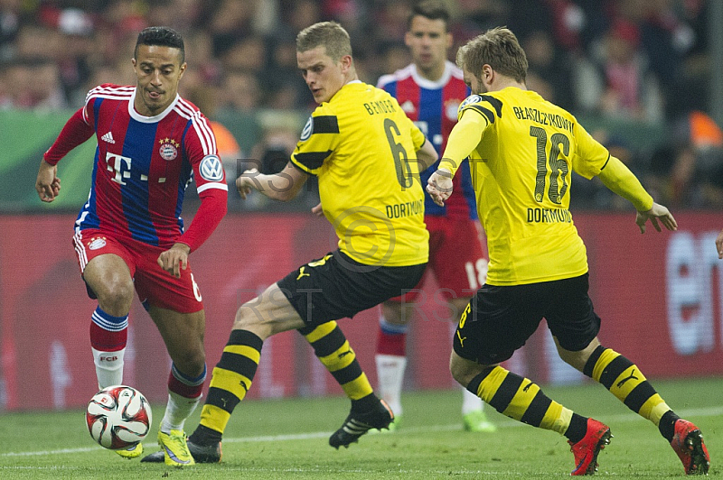 GER, DFB Pokal Halbfinale,  FC Bayern Muenchen vs. Borussia Dortmund