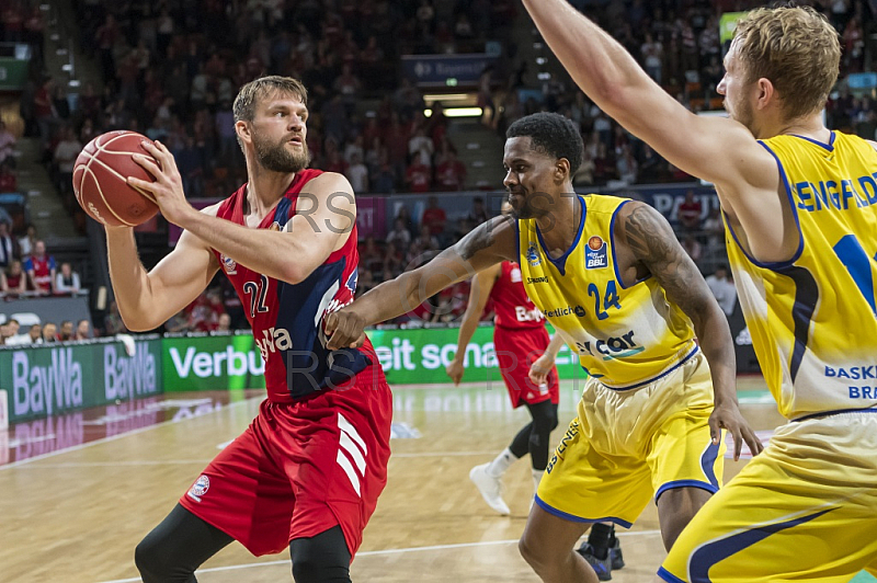 GER, BBL Playoff Viertelfinale , FC Bayern Muenchen vs. Basketball Loewen Braunschweig
