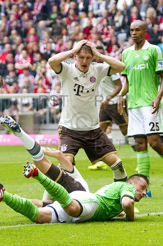 GER, 1.FBL,  FC Bayern Muenchen vs . VfL Wolfsburg