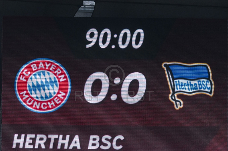 GER, 1.FBL,  FC Bayern Muenchen vs. Hertha BSC