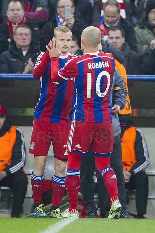 GER, UEFA CL Achtelfinale, FC Bayern Muenchen vs.  Shakhtar Donetsk