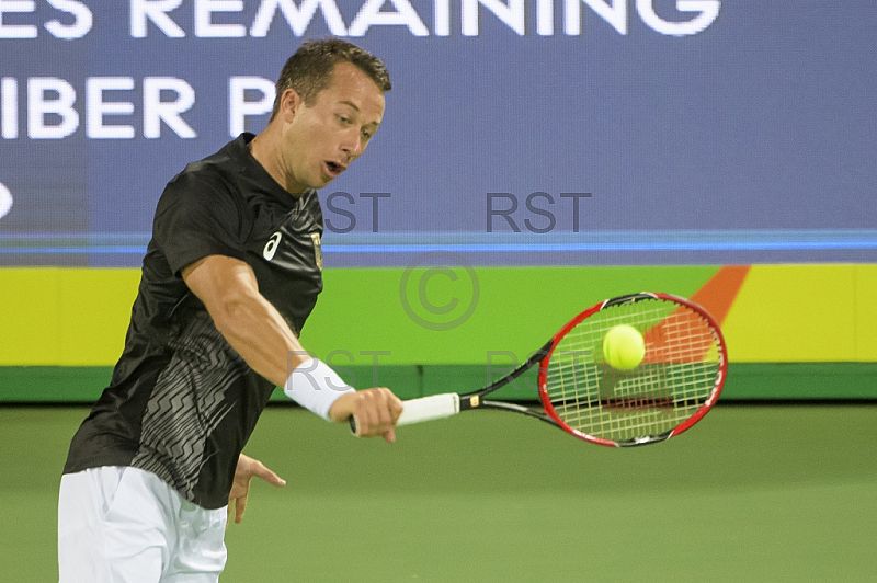 BRA, Olympia 2016 Rio, Tennis, Philipp Kohlschreiber (GER)  vs Guido Pella (ARG)