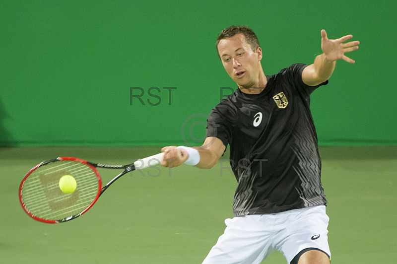 BRA, Olympia 2016 Rio, Tennis, Philipp Kohlschreiber (GER)  vs Guido Pella (ARG)