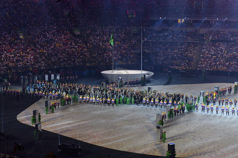 BRA, Eroeffnungsfeier Olympia 2016 - Rio