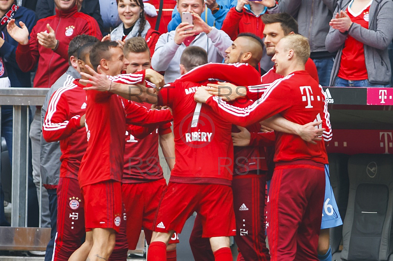 GER, 1.FBL,  FC Bayern Muenchen vs. Eintracht Frankfurt