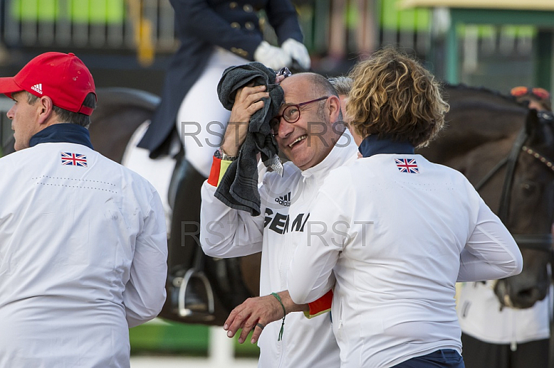 BRA, Olympia 2016 Rio, Reitsport , Dressur Mannschaft Grand Prix Spezial Siegerehrung 