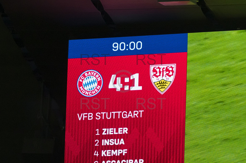 GER, 1.FBL,  FC Bayern Muenchen vs. VfB Stuttgart