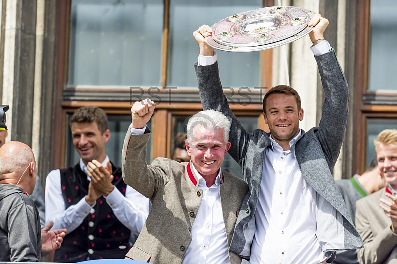 GER, FC Bayern Muenchen Meisterfeier auf dem Marienplatz