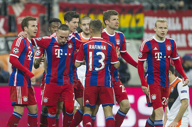 GER, UEFA CL Achtelfinale, FC Bayern Muenchen vs.  Shakhtar Donetsk