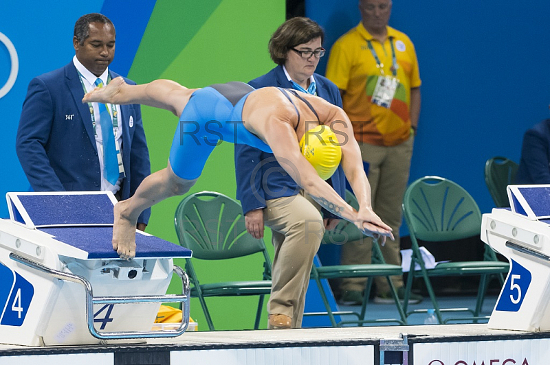 BRA, Olympia 2016 Rio, Schwimmsport FINALE - 100m Schmetterling der Frauen