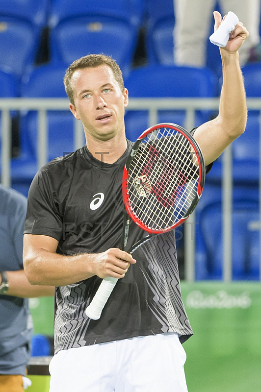 BRA, Olympia 2016 Rio, Tennis, Philipp Kohlschreiber (GER)  vs Guido Pella (ARG)